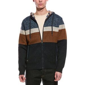 Point Zero Mens  Semi Fit Zip Hoodie, Blue